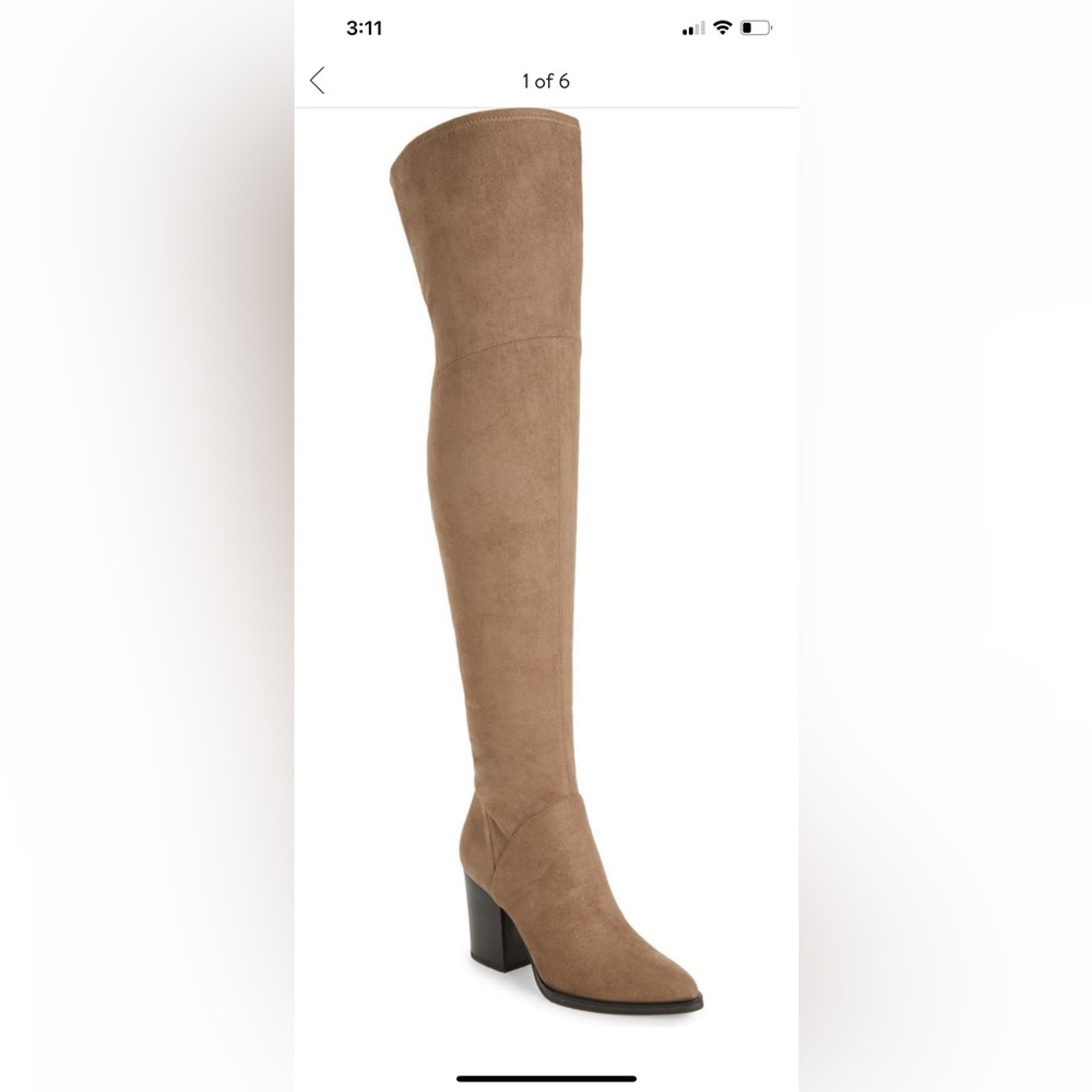 Marc Fisher Black Heeled Boots